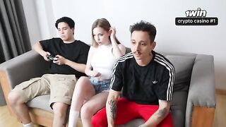 The team is assembled, it's time to work on her orgasm! - HD 4K quality
