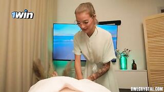 A massage performed by a skilful masseuse according to all the rules of eroticism