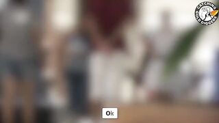 The girl is going crazy, even though they have only just started