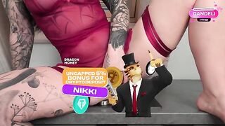 It looms over me, sinking deeper - a kinky lesson