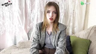 The psychologist made her turn her face when he finished, hot girl