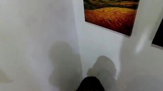 The girl has an anal sex after the departure of her boyfriend