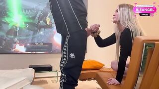 A beautiful girl has sex with her stepbrother because of a bet