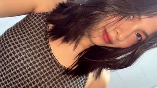 This petite Filipino beauty is ready to get naked anytime