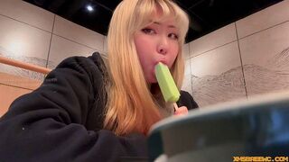 I came for ice cream, but the boy offered me something hotter