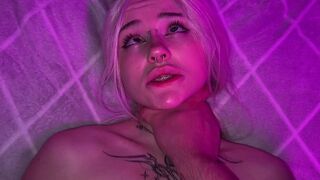 I've got you by the throat, my cock is going deeper - a hot teen gets fucked hard