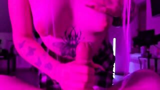 I've got you by the throat, my cock is going deeper - a hot teen gets fucked hard