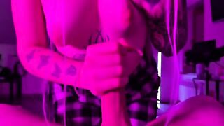 I've got you by the throat, my cock is going deeper - a hot teen gets fucked hard