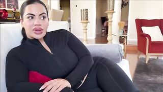 The girl has a sharp breast, and the guy wants to suck it hard