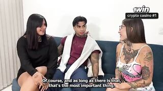 A girl has sex with someone other than her boyfriend