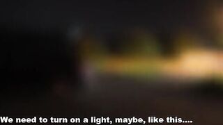 A couple has an experience of real group sex in the car