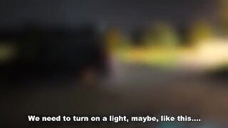 A couple has an experience of real group sex in the car