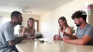 We swear, together until their last orgasm, in a steamy card game twist