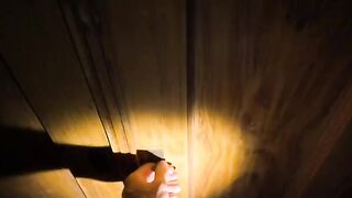 A man fucks his wet pussy in a roleplay scenario on Halloween night