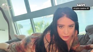 A little stepsis is begging for cock and pussy in this hot Russian vid