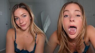 She managed to stretch saliva to the floor while working with Jess Cromwell
