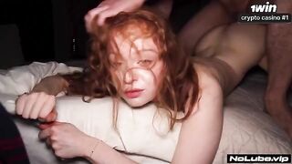 From a kiss to deep throat - just a tilt of the head, showcasing petite domination
