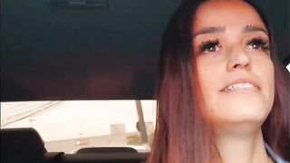 The road is empty, the car is full of moans in steamy Brasil scene