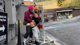 A guy fucked her without protection in public space