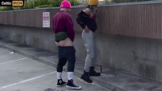 A guy fucked her without protection in public space