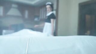 A scary ghost maid encounter on Halloween in 2021, full of passion