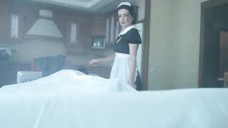 A scary ghost maid encounter on Halloween in 2021, full of passion