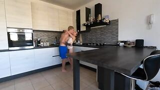 She squirts and pours me as a reward for her new clitoral suckling!