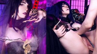 Raiden Shougun secret quest scene featuring MollyRedWolf’s captivating performance