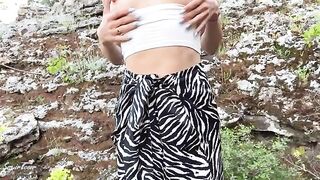 A stranger will help the petite brunette find her way