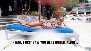 Picked up at the pool, she invited me to her apartment