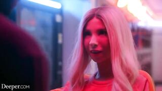Playful Kenzie cheats on her BF with a stranger