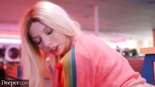 Playful Kenzie cheats on her BF with a stranger