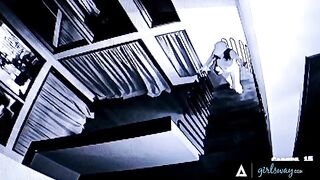 Angela White catches thief, rough sex follows