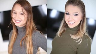 Taylor Sands and Akarra Summers show off their bodies and suck cock in steamy action