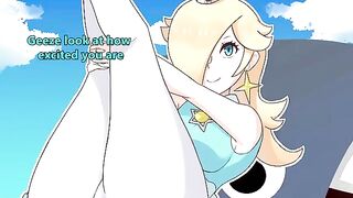 Rosalina fulfills your wish - femdom hentai joi, featuring intense edging and humiliation